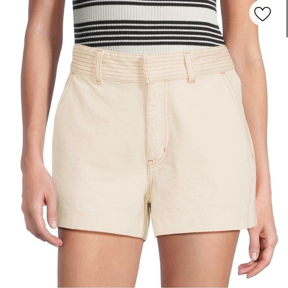 NWT FRAME The Trapunto Cotton Shorts